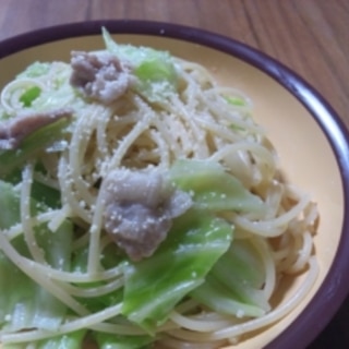 コンソメさえあれば★豚肉とキャベツのスパゲティ